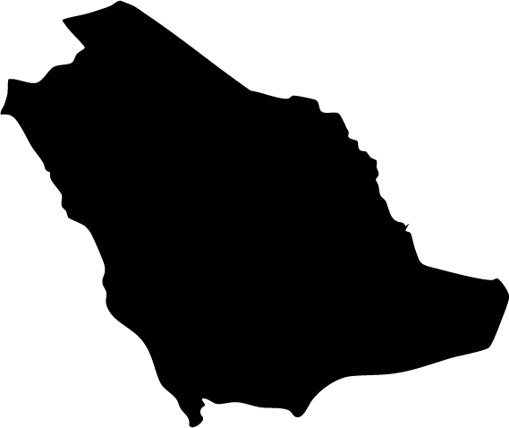 Saudi Arabia map