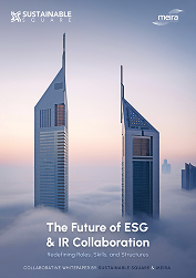 The Future of ESG & IR Collaboration — white paper cover